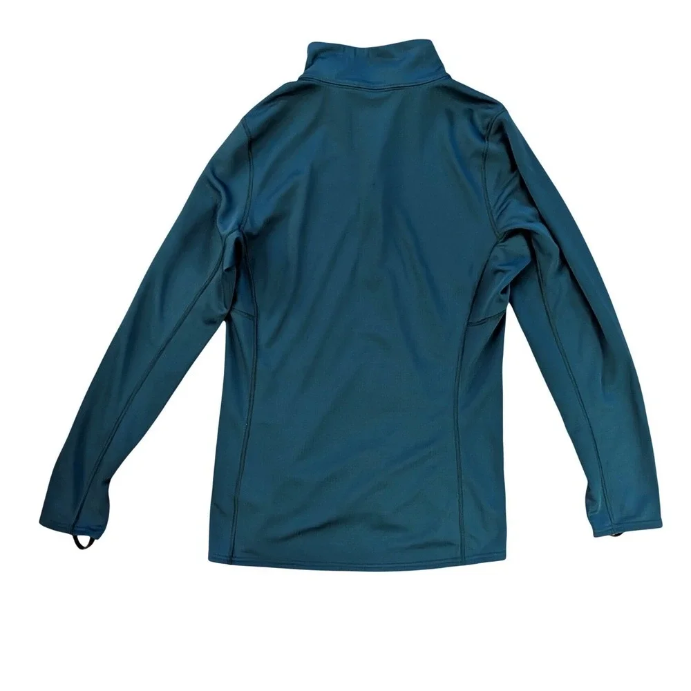 Patagonia Women's Capilene Midweight 1/4 Zip Baselayer Top Teal Blue- Size‎ S